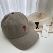 AMI PARIS■ユニセックス チェーンステッチ キャップ Beige