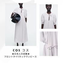 日本入手困難【COS コス】フロントタイVネックワンピース